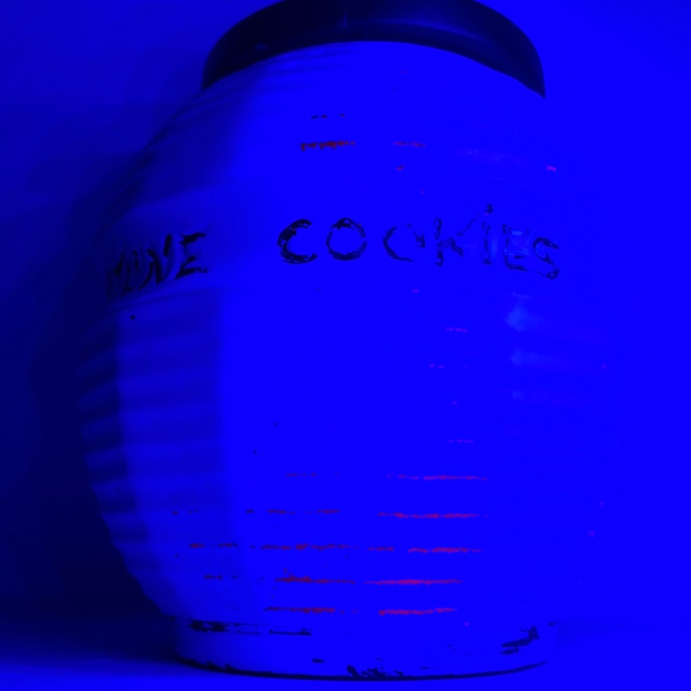 Vintage McCoy Mc Coy Fortune cookie jar with lid